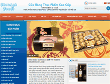 Tablet Screenshot of chauanhfood.com